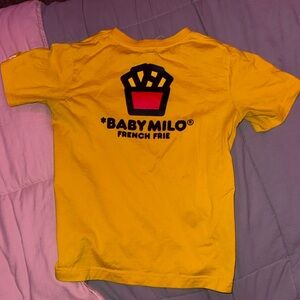 bathing ape tee shirt for sale. 8y in kids. unisex